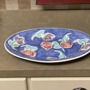 Awesome Gail Pittman platter in rare pattern.